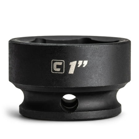 UPC: 0886352534628 | Capri Tools 1 in. Stubby Impact Socket  3/8 in. Drive  6 Point  SAE