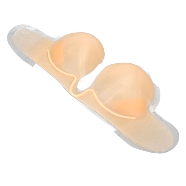 Sujetador de silicona adhesivo de una pieza Push Up sin tirantes Sujetadores push up sin costuras para vestido de novia D