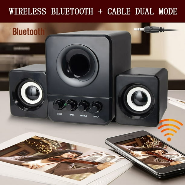 Kizocay Bluetooth Computer Speakers with Subwoofer and Wireless Control