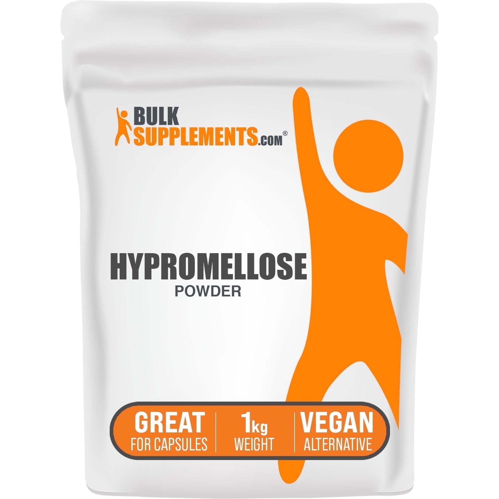 BulkSupplements Hypromellose (HPMC) Powder - Vegan, 1 Kilogram (2.2 lbs)