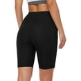 thumbnail image 6 of Biezeib Women's Running Shorts Solid Color High Waist Tummy Control Fitness Athletic Workout Yoga Shorts with Deep Pockets, 6 of 6
