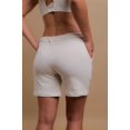 thumbnail image 4 of Women's Cottonique W12211 Latex Free Organic Cotton Lounge Short (Natural 4/5), 4 of 5