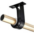 thumbnail image 5 of CHAO Paquete de 2 soportes para barra de cortina, soporte para barra de cortina para montaje en pared, soporte para montaje en techo, soporte para barra de cortina de aleación de zinc para dormitorio,, 5 of 5