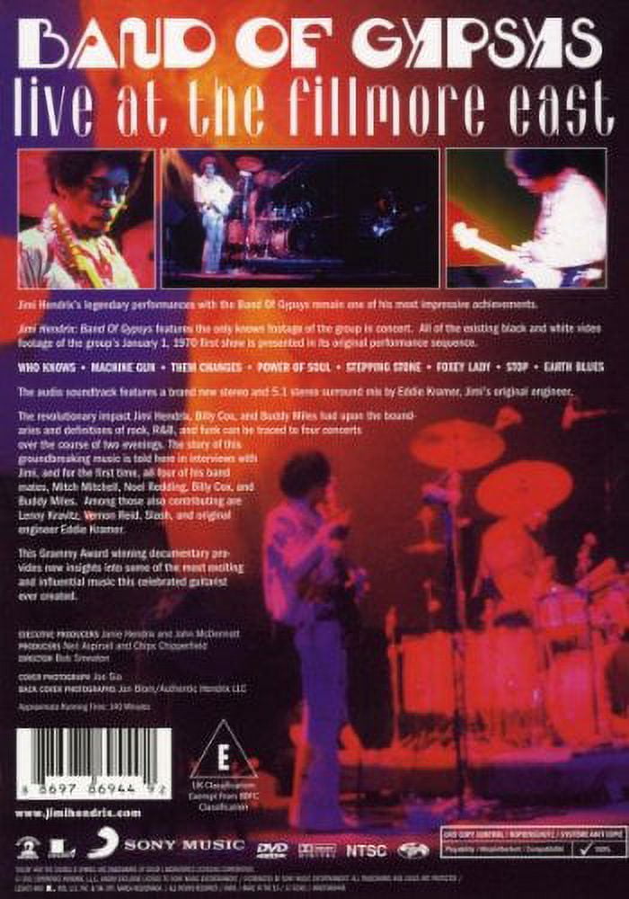 (未使用･未開封品)Band of Gypsies: Live at the Fillmore East [DVD] Band of Gypsies: Live at the Fillmore East (DVD), Sony