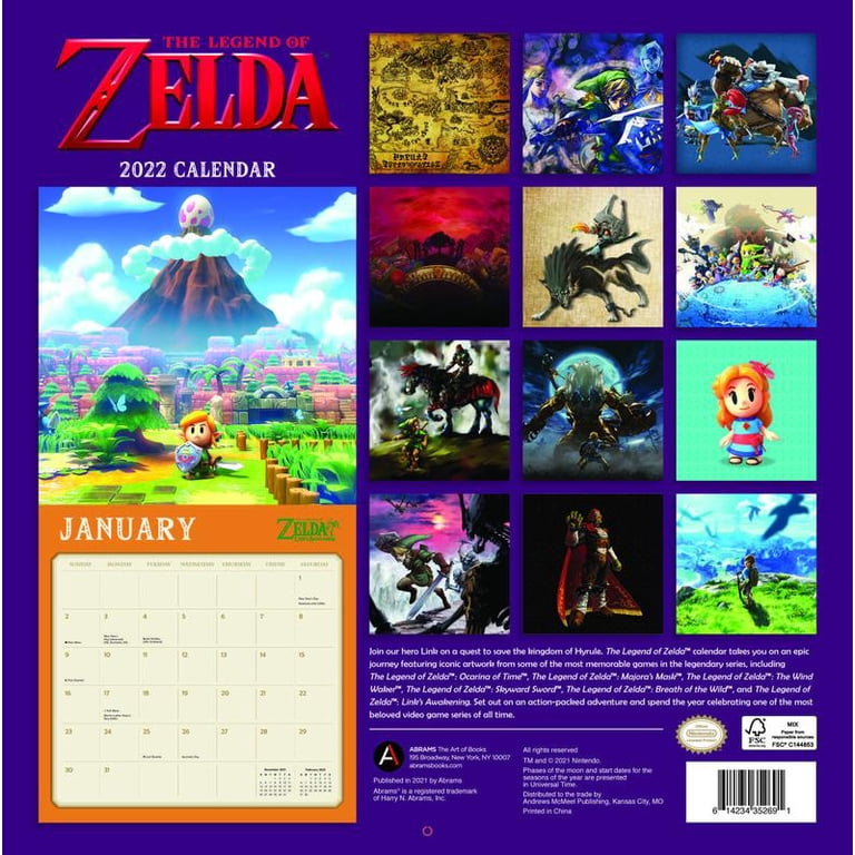 2024 Magic: The Gathering Wall Calendar - 12"x12" With Fantasy Art From The Card Game