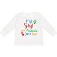thumbnail image 3 of Inktastic My Gigi and Pawpaw Love Me Boys or Girls Long Sleeve Toddler T-Shirt, 3 of 5