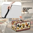 thumbnail image 5 of SEANATIVE Air Fryer Toaster Oven Dust Cover Washable Convection Oven Cover Farmhouse Kitchen Appliance Protector Decorations Countertop Accessories, S, Rooster Chicken Eggs Sunflower, 5 of 7