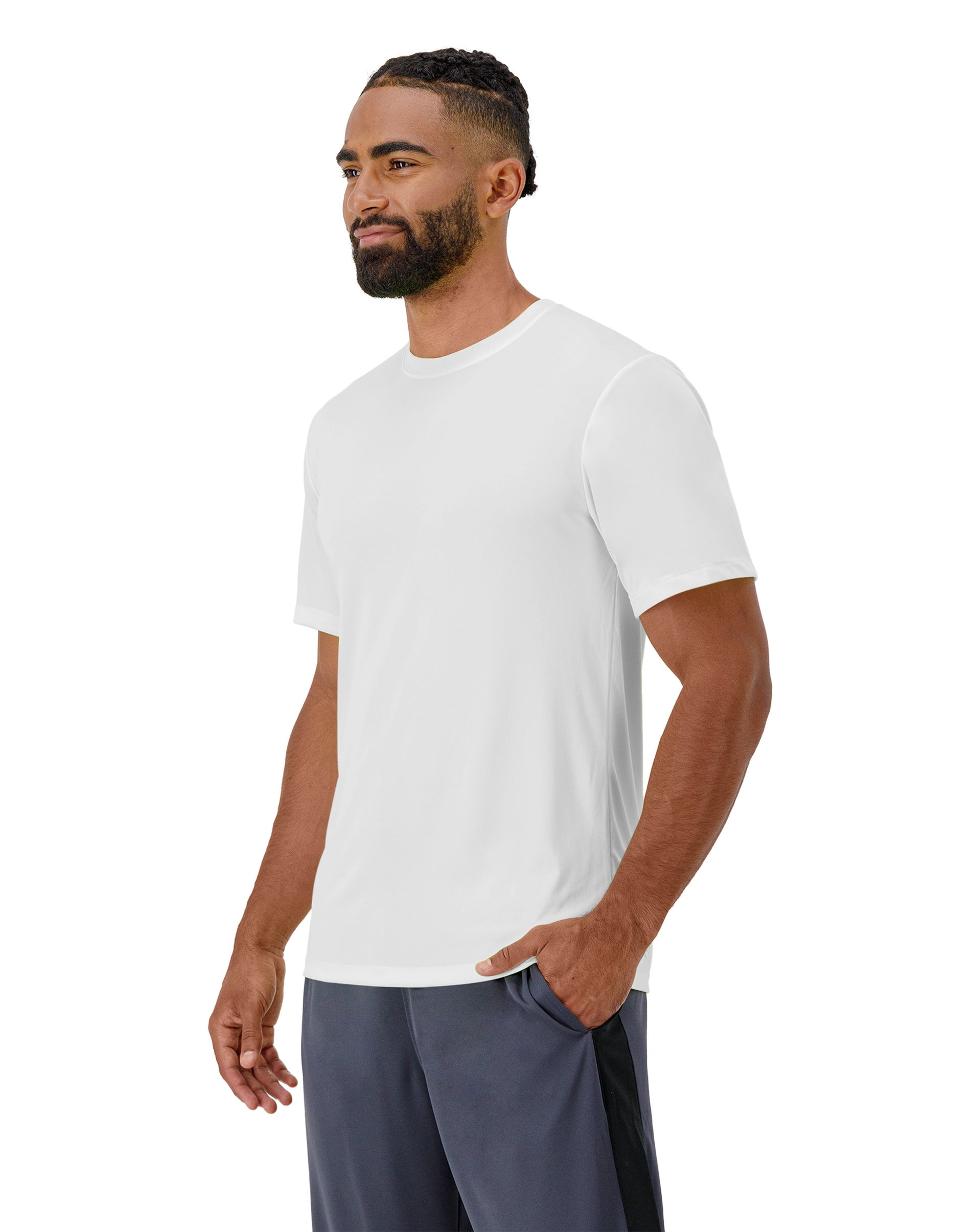 Hanes Sport Cool DRI Men's Performance T-Shirt White M
