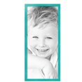 thumbnail image 2 of ArtToFrames 14" x 32" Aqua Picture Frame, 14x32 inch Green Wood Poster Frame (WOM-5186),  Pack, 2 of 7