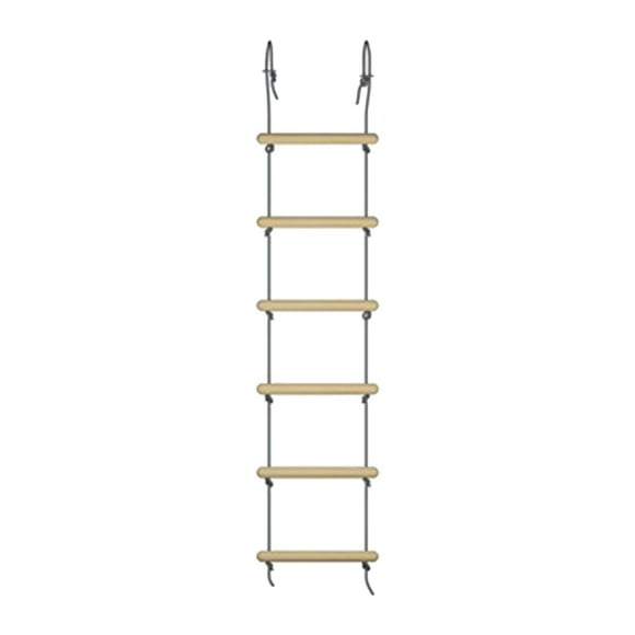 Lipstore Hanging Rope Ladder 6 Sections Climbing Ladder for Indoor Tree House Outdoor
