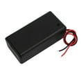 thumbnail image 2 of Unique Bargains 2 Pcs ON/OFF Switch 2 Wires Covered Battery Holder Case for 9V Battery, 2 of 4