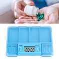 thumbnail image 1 of Pill Reminder, Electronic Reminder Medicine Dispenser, Intelligent Storage Box with Multiple Compartments for Home Travel, Smart Medication Reminder with Humanized Design, 1 of 7