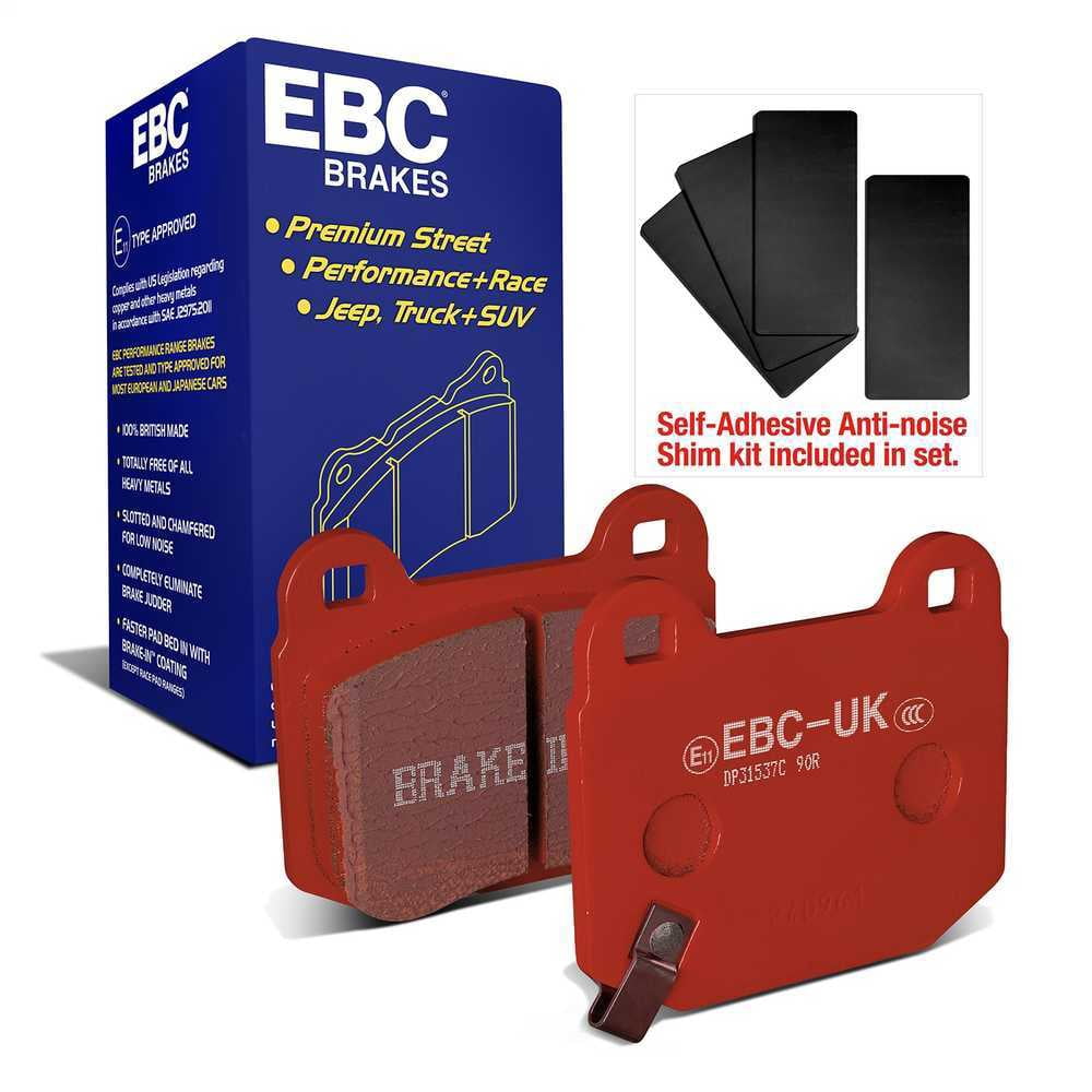EBC 03-04 Infiniti G35 3.5 (Manual) (Brembo) Redstuff Rear Brake Pads Fits select: 2003-2014 SUBARU IMPREZA, 2003-2009 NISSAN 350Z