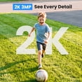 thumbnail image 2 of WANSVIEW 2K Outdoor Security Camera, IP65 Solar Camera Security Outside, Wireless Security Cameras WiFi Outdoor with AI Human Detection, Color Night Vision, 2 of 10