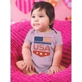 thumbnail image 2 of Independence Day Usa Flag. Bodysuit Infant -Image by Shutterstock,  12 Months, 2 of 4