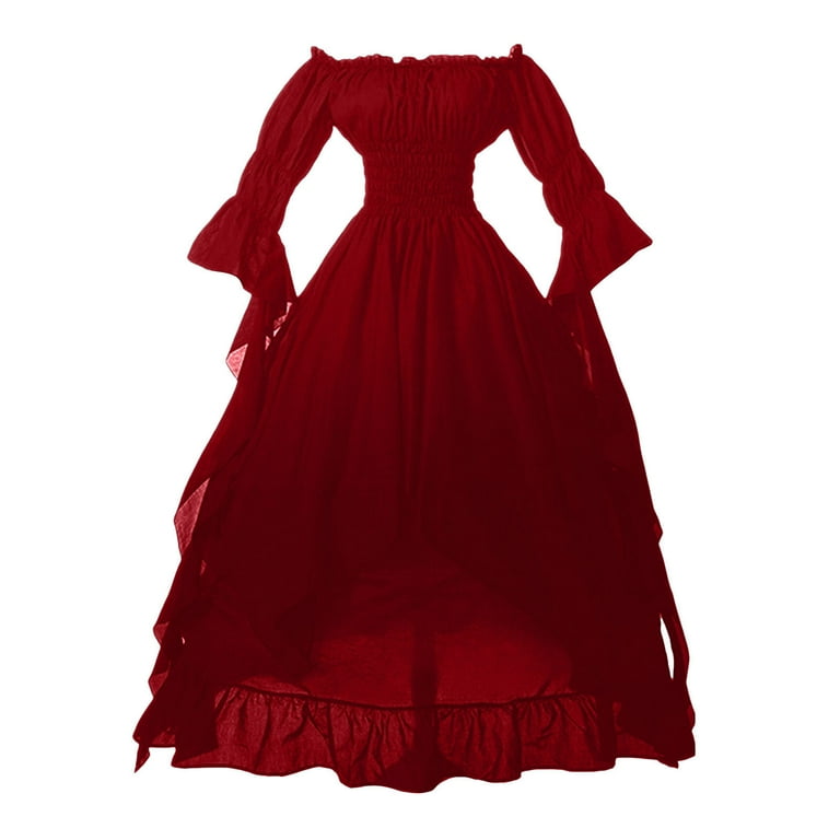 UPPADA Wedding Guest Dresses with Flare Sleeves for Women Fancy Cocktail  Dress Winter Prom Dresses Cocktail Formal Dresses Wedding Dress Simple -  Walmart.com