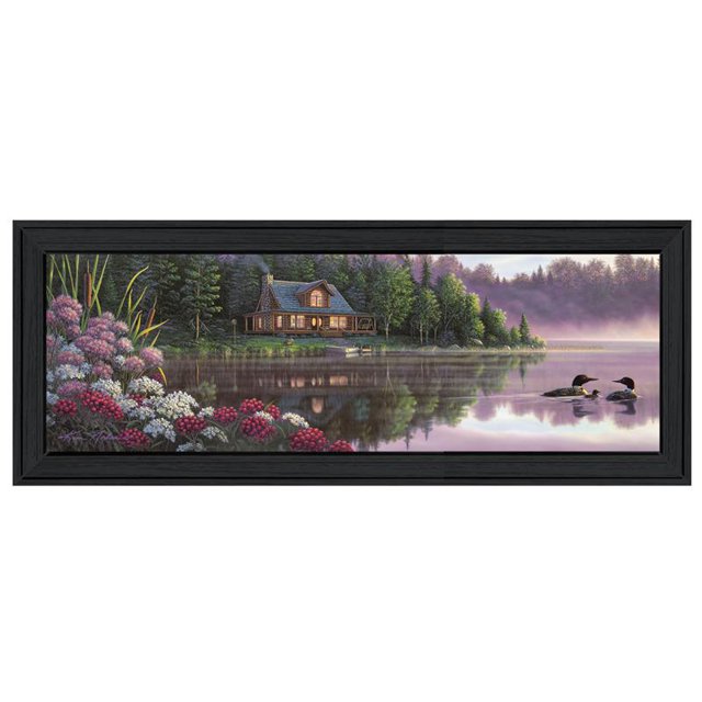 Beside Still Waters By Kim Norlien Printed Wall Art Wood Multi-Color