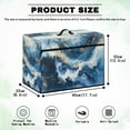 thumbnail image 7 of SEANATIVE Blue Gold Marble Sewing Machine Cover Large Cover for Sewing Machine Soft Sewing Machine Dust Cover Protector Cover with Storage Pocket Sewing Machine Home Decor, 7 of 7