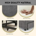 thumbnail image 4 of Llinc Store Loveseat Futon Sofa Bed Convertible Couch 3-in-1 Pull Out Sleeper Chair Beds with USB Ports, Anti-scratch Tech Cloth, Armchair Bed for Living Room, Dark Grey, 4 of 9