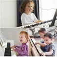 thumbnail image 6 of NOGIS Piano Keyboard Stickers for 88/61/54/49/37 Key, Bold Large Letter Piano Stickers for Learning, Removable Piano Keyboard Letters, Notes Label for Beginners and Kids, Black, 6 of 7