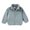 Gray, variant on Baby Boys Girls Solid Color Zipper Long-sleeved Jacket Lovely Toddler Fleece Jacket Wool Coat 0-3Y