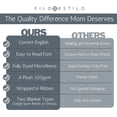 thumbnail image 3 of Mom Blanket, Mom Birthday Gifts from Daughter or Son, Snuggly Soft Cozy Throw Blankets Filled with Gratitude for Mothers, Mom Gifts for Valentines (Grey, Fleece), 3 of 6