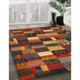 thumbnail image 3 of Ahgly Company Machine Washable Indoor Rectangle Contemporary Saffron Red Area Rugs, 7' x 10', 3 of 7