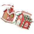 thumbnail image 6 of TEHAUX PVC Christmas House Decorations Unique Xmas Tree Ornaments Pendants 2 Pieces Holiday Decor for Home and Tree, 6 of 8