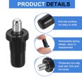 thumbnail image 3 of 50pcs Shutter Repair Pins, Spring Loaded Plantation Shutter Replacement Repair Pins Metal Plantation Shutter Pins Louvers Staples for Windows, Black(1 x 0.46 x 0.31 Inch), 3 of 7