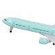 thumbnail image 3 of Metal Airplane Model Kids Flying Aircraft Toy Desktop Ornament with Landing Gear Base and Wheels, 3 of 4