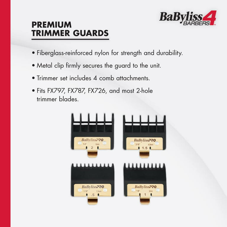 BaByliss Pro Premium Trimmer Guards-4