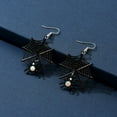 thumbnail image 5 of Halloween Earrings for Women Men - Spider Web Stud Earrings Gothic Halloween Themed Jewelry Accessories for Party Favors and Holiday Celebration, 5 of 7