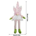 thumbnail image 3 of JeashCHAT Easter Gnomes Decorations, Plush Easter Bunny Handmade Swedish Tomte Elf Stuffed Doll Rabbit Gifts Cute Easter Faceless Dwarf Bunny Household Ornaments, Home Decor, 3 of 5