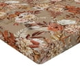 thumbnail image 4 of Ambesonne Floral Design Fitted Sheet, Flowers in Pots Art, Full Size, Vermilion Cream Camel, 4 of 5
