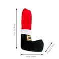thumbnail image 3 of 4Set Christmas Chair Covers,Santa Claus Hat Slipcover Xmas Chair Back Cover for Christmas Dinning Room Decoration, 3 of 8