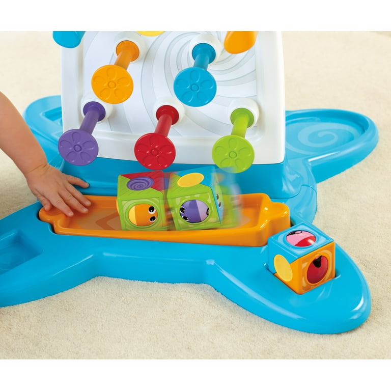 Fisher price roller blocks play cheap wall