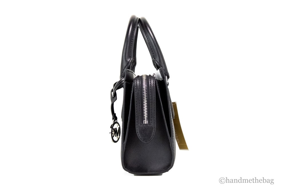 Michael Kors Bag Handbag Women's Bag Sheila Md Zip Satchel Black New