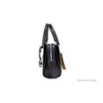 thumbnail image 4 of Michael Kors Sheila Small Black Vegan Saffiano Leather Center Zip Satchel Bag, 4 of 5