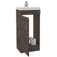 thumbnail image 2 of Mueble Lavamanos Moderno Excelsior Madrid Abatible Coñac, 2 of 5