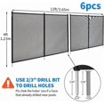 thumbnail image 3 of YUSAZENS Composite Fiber Pool Safety Fence, Removable Pool Barrier for Inground Above Ground Pool Garden Backyard 4x72ft, 3 of 8