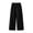 Black, variant on TIREOW Girls Straight Wide Leg Sweatpants Elastic High Waist Drawstring Sports Pants Solid Color Daily Wear Streetwear Pants