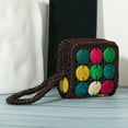 thumbnail image 3 of FELTECHELECTR Zipper Money Pouch Zipper Coin Pouch Rope Rainbow Colors Handbag 1Set, 3 of 8