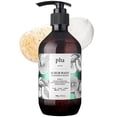 thumbnail image 1 of Plu Scrub Body Wash Pomelo Melocotón - Limpiador corporal exfoliante coreano - Piel hidratante nutritiva y radiante - Aroma dulce y picante de pomelo y melocotón - Hipoalergénico 16.9 fl.oz., 1 of 5