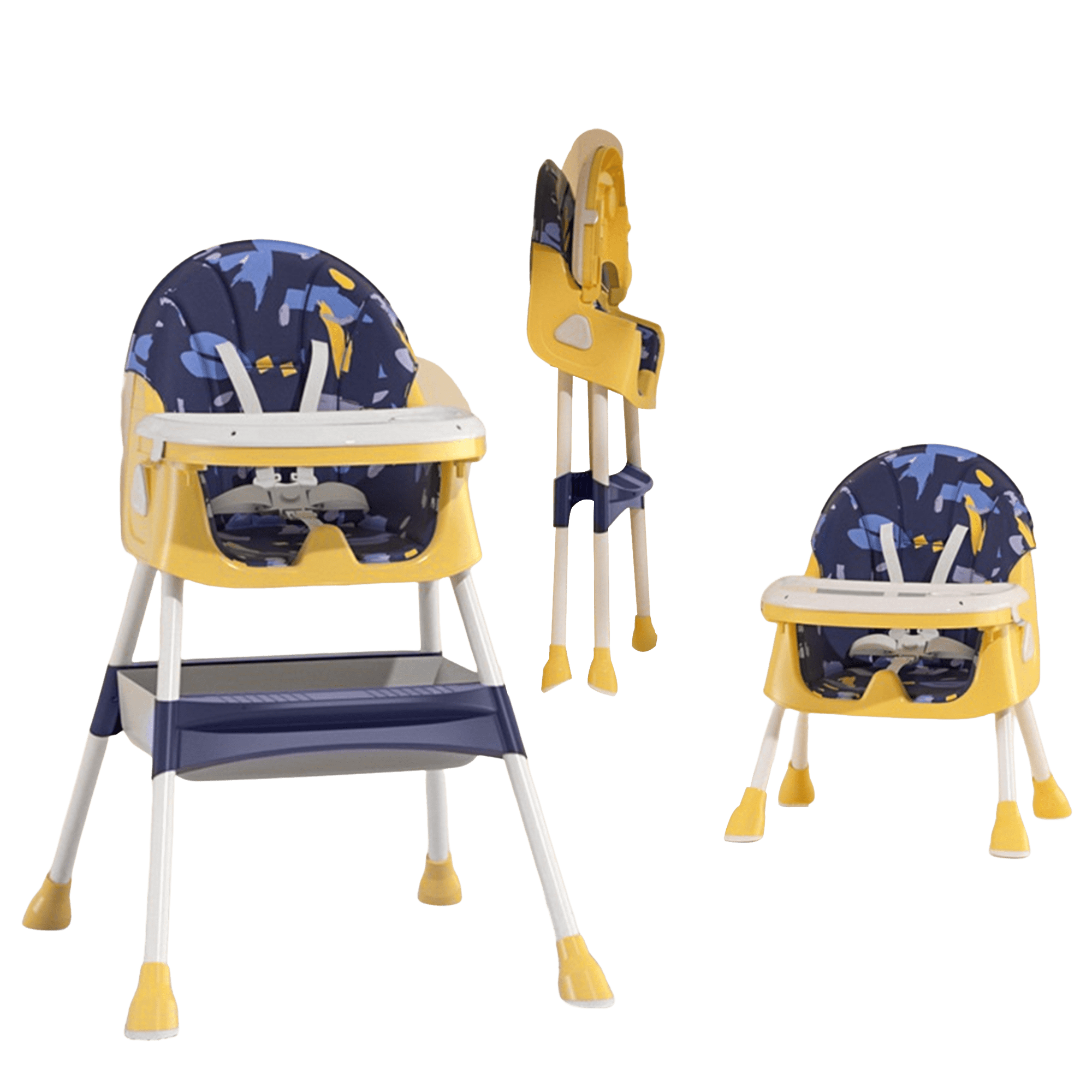 Baby High Chair 4in1 Convertible Play Seat Booster Toddler with