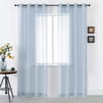 thumbnail image 3 of Cortinas Translúcidas 2 Paneles 140x220 cm Color Azul | Luz Natural y Estilo Moderno Kyuden Home KYUDEN HOME Broderie, 3 of 4