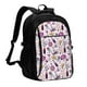 thumbnail image 1 of Balery Wine Mochila con carga USB para hombre y mujer - Mochila impermeable y antirrobo para laptop con puerto USB para viajes, trabajo, 1 of 7