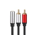 thumbnail image 2 of RCA Cable 2RCA Male to 3.5mm Female Audio Aux Cable 3.5mm Jack Rca Cable for MP3 Phone Home Theater, 2 of 5