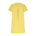 thumbnail image 5 of CHUANK Robes pour les Femmes de Dégagement T-Shirt d'Été Décontracté pour Femmes Robe de Tunique à Manches Courtes avec Poches pour Femmes, 5 of 5