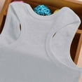 thumbnail image 6 of RTKFRFLM Girls Basic Cotton Cami Sleeveless Racerback Tank Top Soft Stretchy Undershirt Grey 7-8 Years, 6 of 7