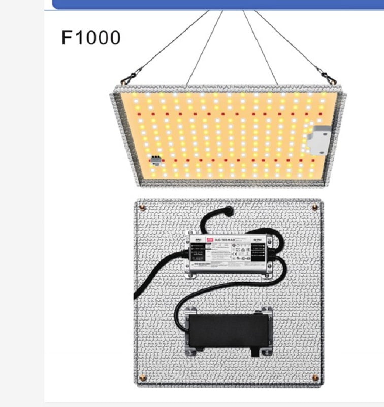 1000W Led Grow Light 3x3ft Daisy Chain Dimmable Full Spectrum LED